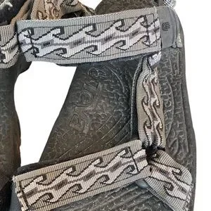 Teva Terradactyl Sandals Gray Grey Black Wave Pattern S6601 F10098J Mens 9 Teva | Shoes | Teva Terradactyl Sandals Gray Grey Black Wave  main image 2